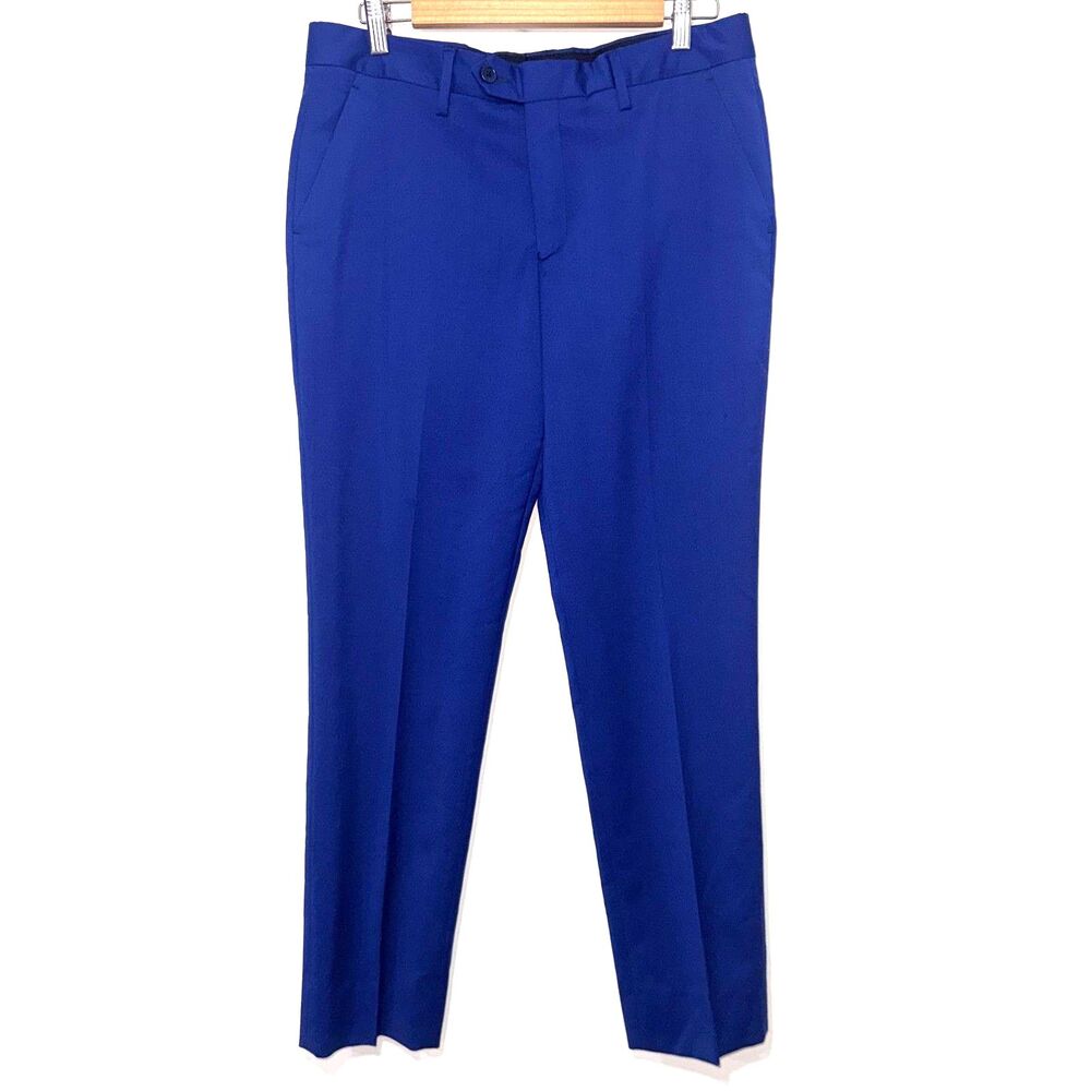 Kirrin Finch Wool Georigie Dress Pant - Blue 6